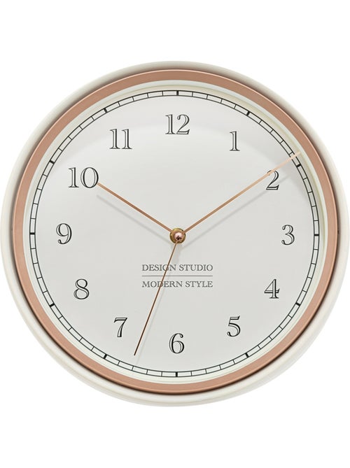 Horloge murale petite taille aiguilles laiton SVEN - Kiabi