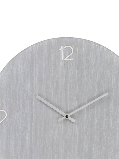 Horloge murale Ravenna - Horloge murale, MDF, gris clair, mouvement silencieux ø40 - Kiabi Horloge murale Ravenna - Horloge murale, MDF, gris clair, mouvement silencieux ø40 - Kiabi