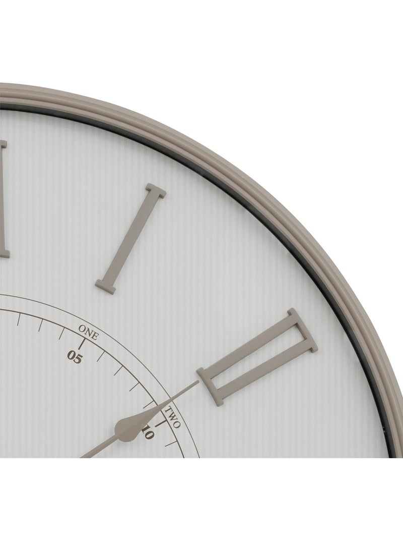 Horloge murale romantique chiffres romains 3D DAVINA Beige - Kiabi