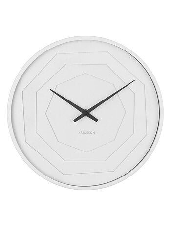 Horloge murale ronde à relief LAYERED ORIGAMI