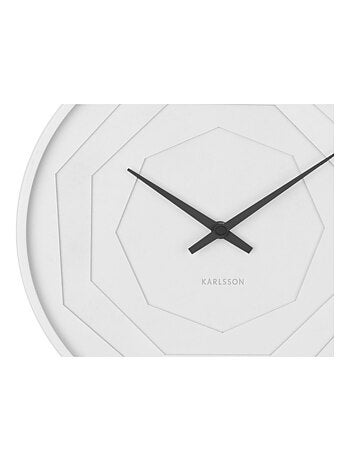 Horloge murale ronde à relief LAYERED ORIGAMI