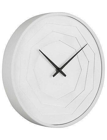 Horloge murale ronde à relief LAYERED ORIGAMI