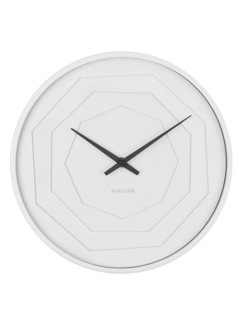 Horloge murale ronde à relief LAYERED ORIGAMI - Kiabi