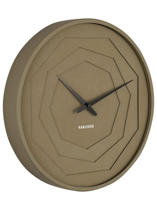 Horloge murale ronde à relief LAYERED ORIGAMI - Kiabi