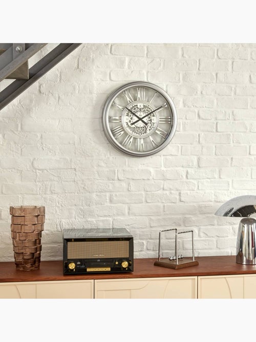 Horloge murale rouages apparents RICKY - Kiabi