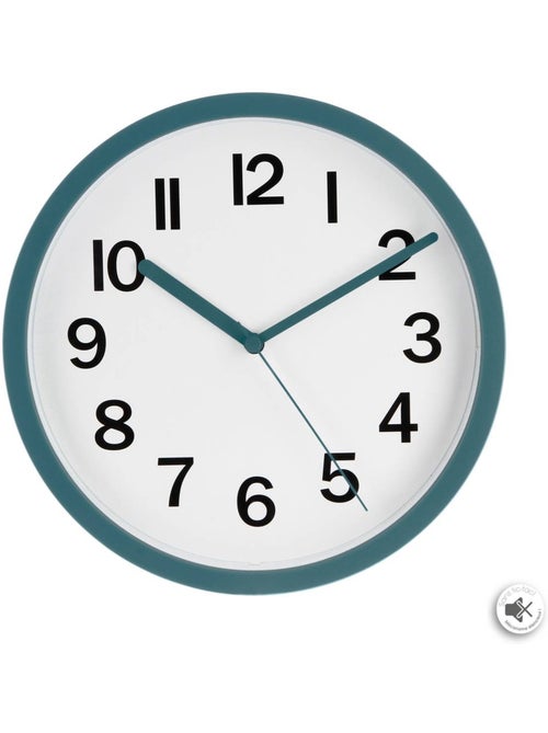 Horloge murale silencieuse loly - Kiabi Horloge murale silencieuse loly - Kiabi
