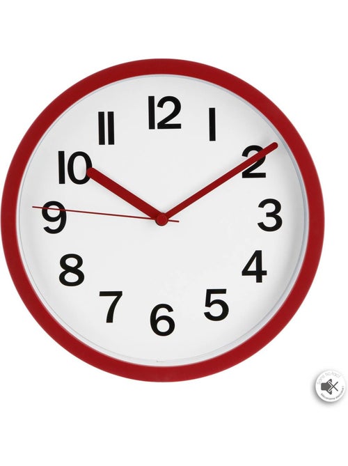 Horloge murale silencieuse loly - Kiabi Horloge murale silencieuse loly - Kiabi