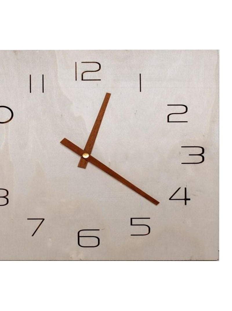 Horloge murale SIMPLICITY Beige - Kiabi