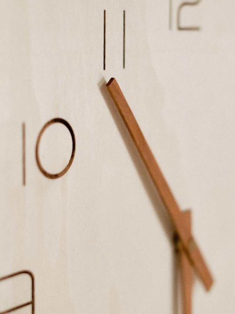 Horloge murale SIMPLICITY Beige - Kiabi