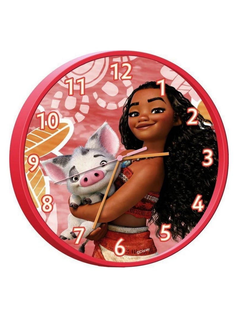 Horloge murale Vaiana montre pendule Multicolore - Kiabi