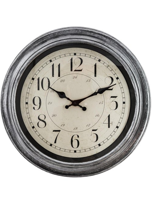 Horloge murale vintage à moulures ILAN - Kiabi