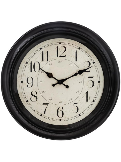 Horloge murale vintage à moulures ILAN - Kiabi Horloge murale vintage à moulures ILAN - Kiabi
