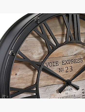 Horloge murale vintage avec chiffres romains ezio