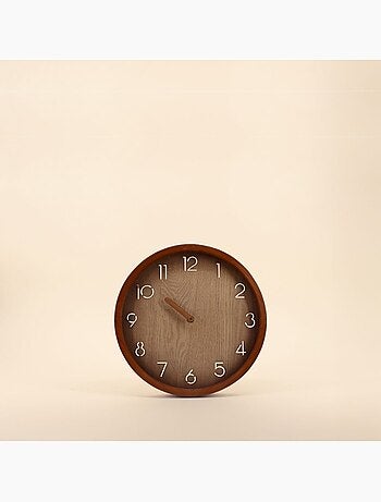 Horloge ronde en bois 30cm