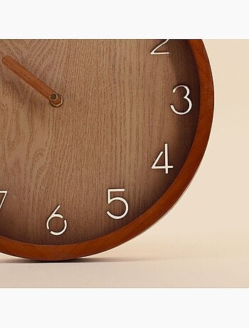 Horloge ronde en bois 30cm