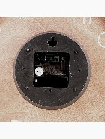 Horloge ronde en bois 30cm