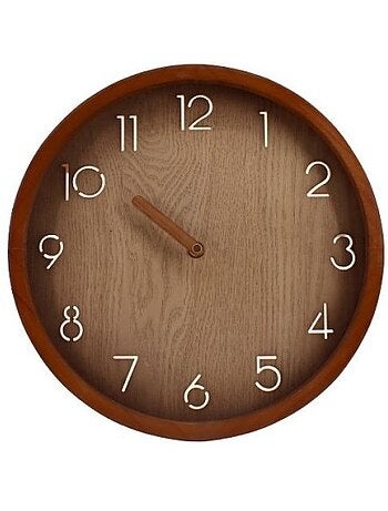 Horloge ronde en bois 30cm