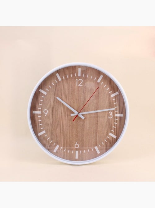 Horloge ronde en bois 40cm - Kiabi Horloge ronde en bois 40cm - Kiabi