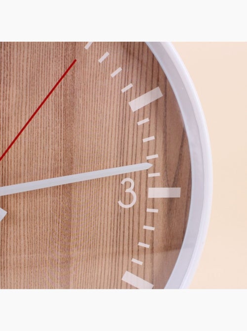Horloge ronde en bois 40cm - Kiabi Horloge ronde en bois 40cm - Kiabi