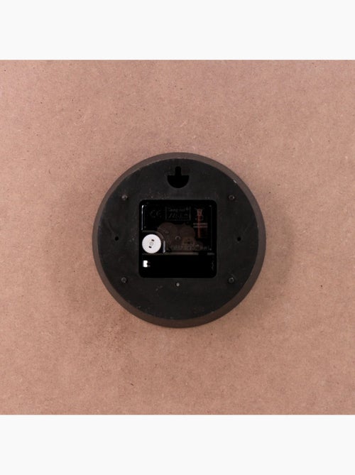 Horloge ronde en bois 50cm - Kiabi