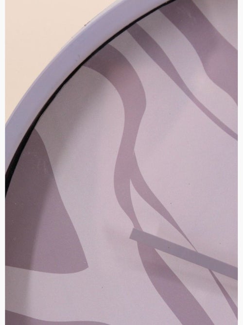 Horloge ronde, fond motif animalier - AFIBEL - Kiabi