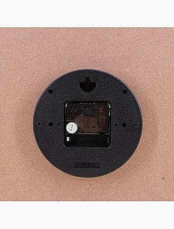 Horloge ronde métal doré motifs arches 40cm