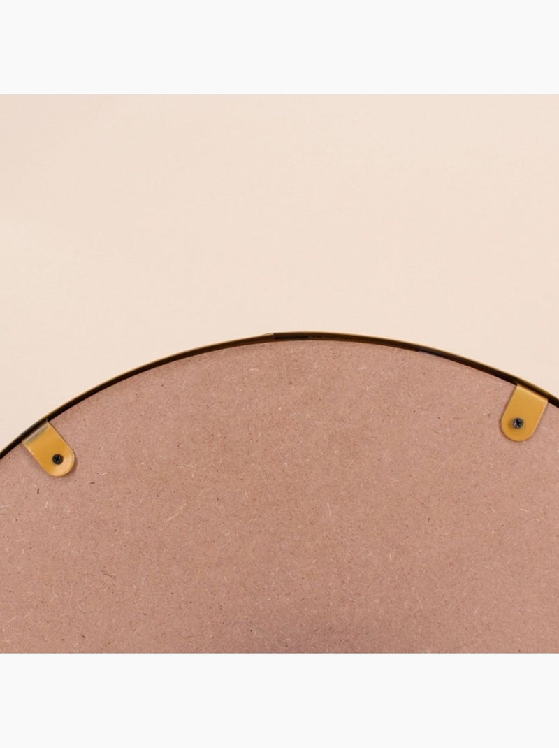 Horloge ronde métal doré motifs arches 40cm Doré - Kiabi