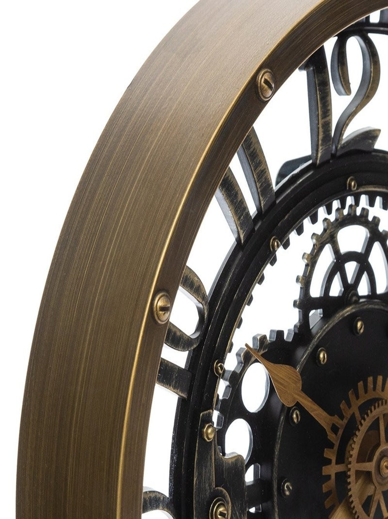 Horloge silencieuse Méca D27 Marron - Kiabi
