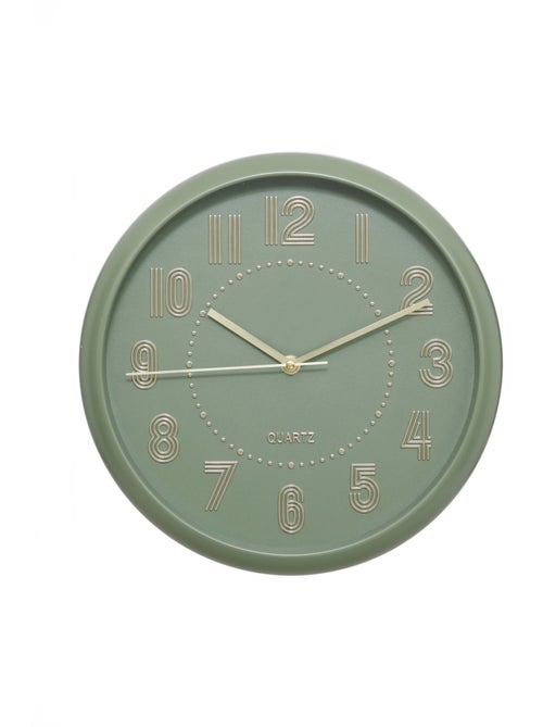 Horloge tendance avec aiguilles métal - Atmosphera - Kiabi