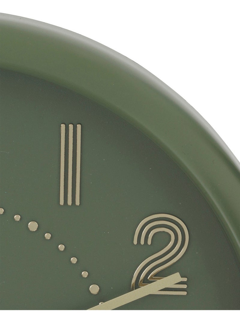 Horloge tendance avec aiguilles métal - Atmosphera Vert - Kiabi