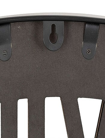 Horlorge murale en métal CLARK