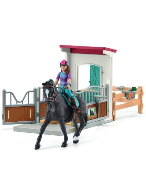 Horse box lisa et storm, figurine cheval et accessoires, schleich 42709 horse club, dès 5 ans - Kiabi