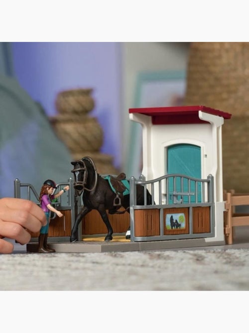 Horse box lisa et storm, figurine cheval et accessoires, schleich 42709 horse club, dès 5 ans - Kiabi