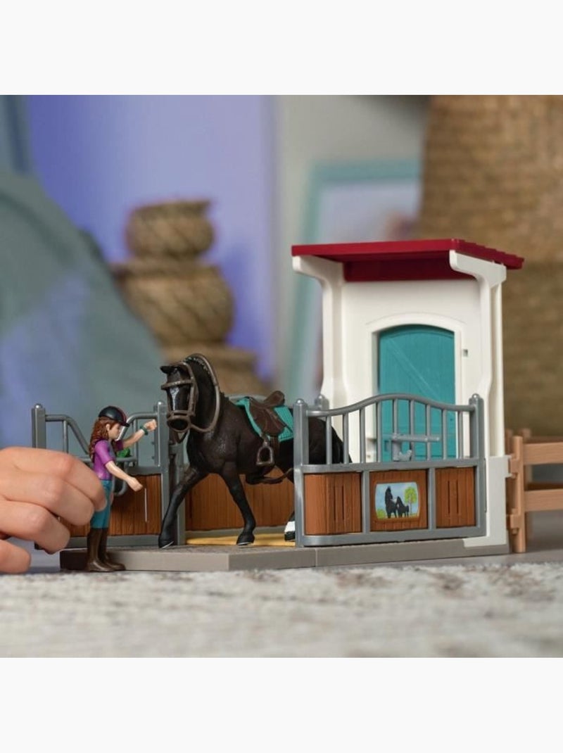 Horse box lisa et storm, figurine cheval et accessoires, schleich 42709 horse club, dès 5 ans Marron - Kiabi