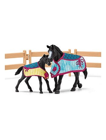 Horse Club Box à cheval avec Jument et Poulain