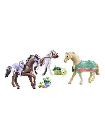 Horses of Waterfall 3 chevaux : Morgan, Quarter Horse & Shagya