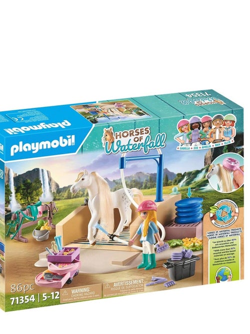 Horses of Waterfall Isabella & Lioness avec aire de lavage pour chevaux - Kiabi