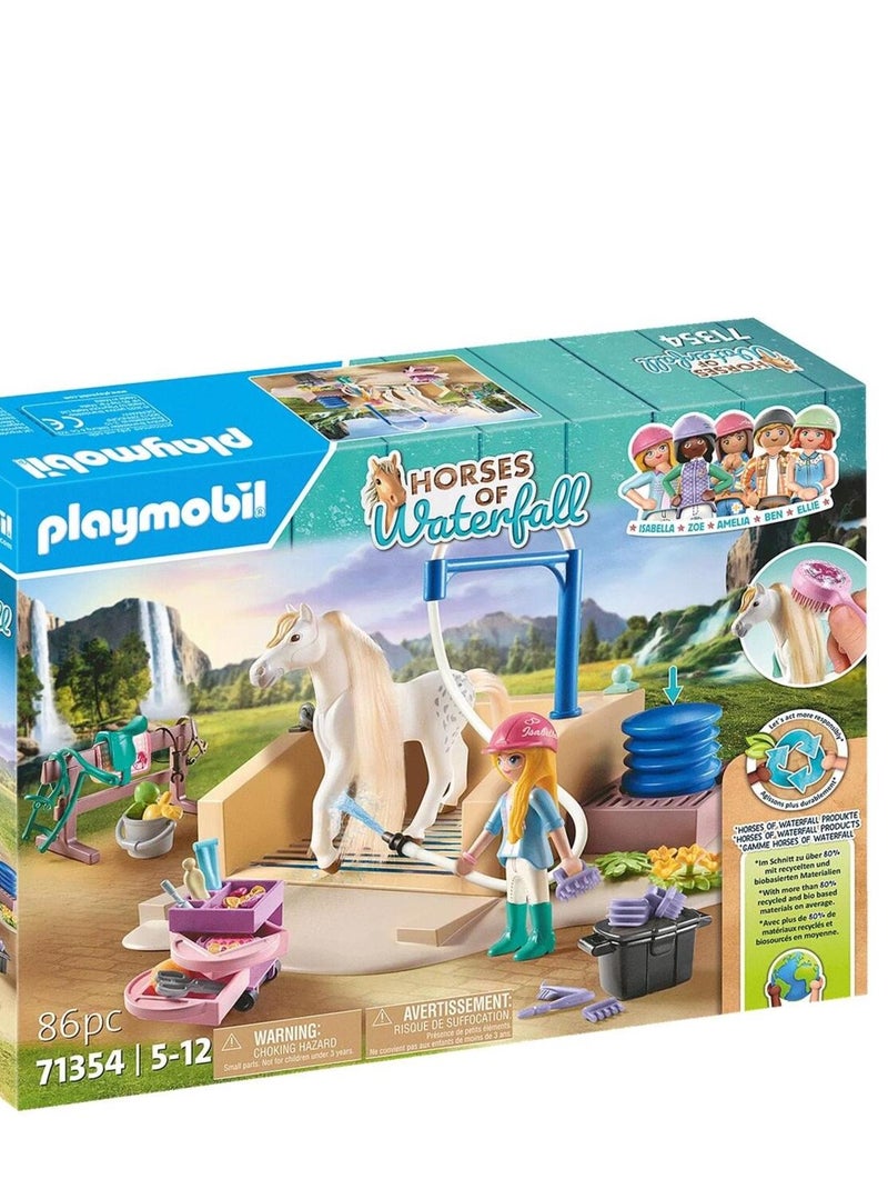 Horses of Waterfall Isabella & Lioness avec aire de lavage pour chevaux N/A - Kiabi
