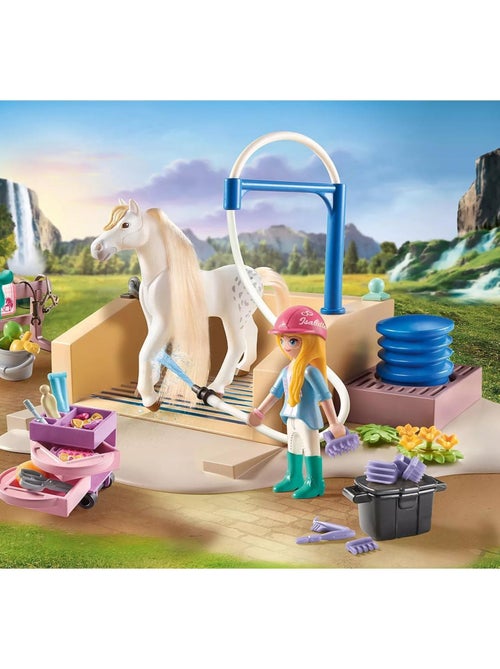 Horses of Waterfall Isabella & Lioness avec aire de lavage pour chevaux - Kiabi