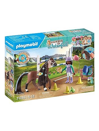 Horses of Waterfall Zoe & Blaze avec parcours d'obstacles