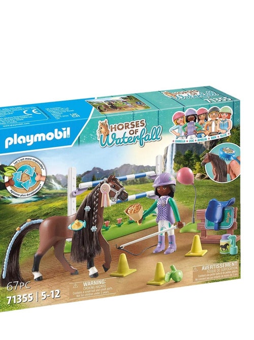 Horses of Waterfall Zoe & Blaze avec parcours d'obstacles - Kiabi