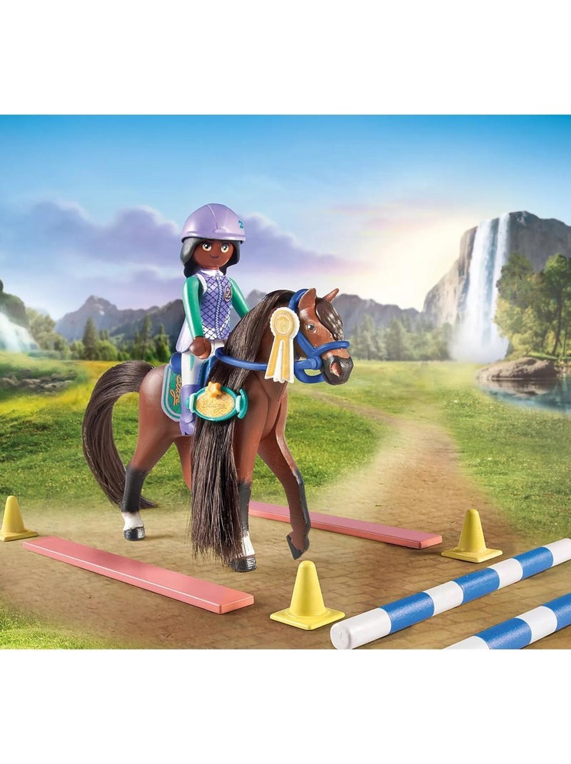 Horses of Waterfall Zoe & Blaze avec parcours d'obstacles N/A - Kiabi