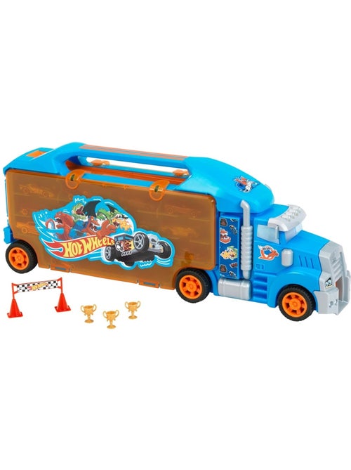 Hot Wheels - Camion-mallette de transport - Kiabi