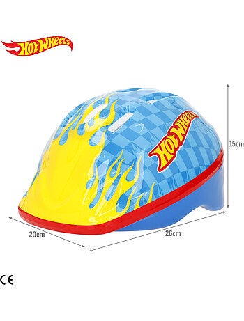 Hot wheels casque pour enfants 48-52 cm