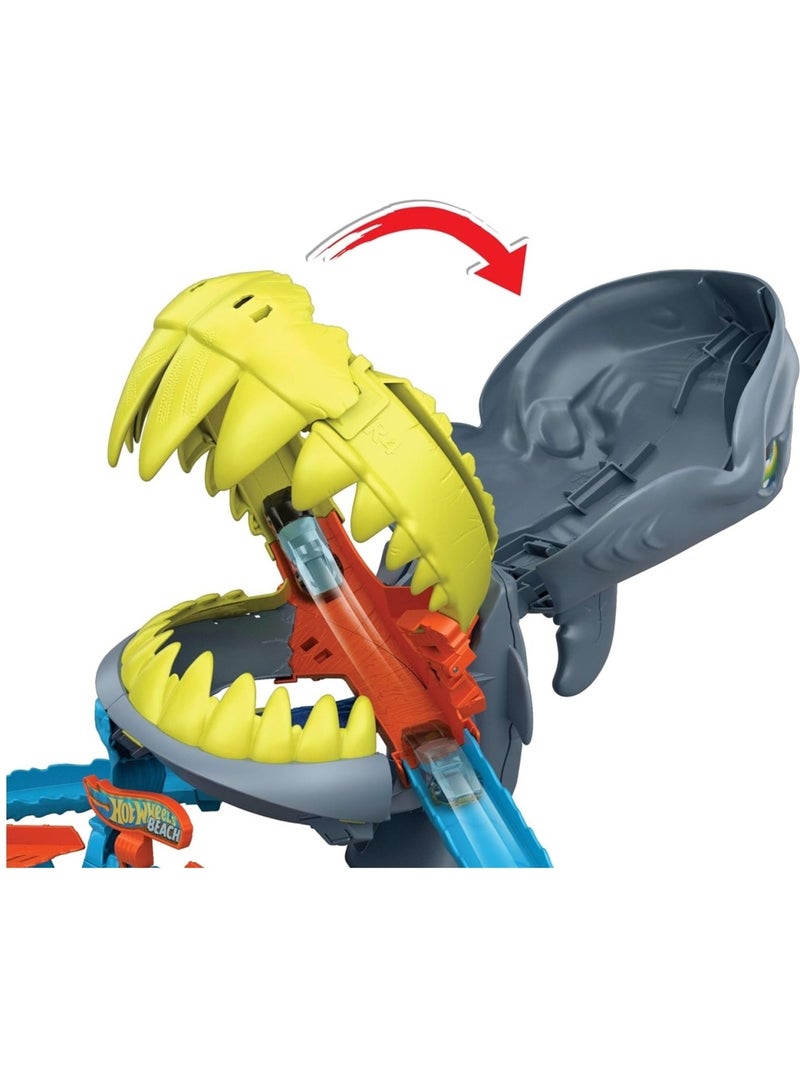 Hot Wheels Circuit de course L'Attaque du Requin Multicolore - Kiabi