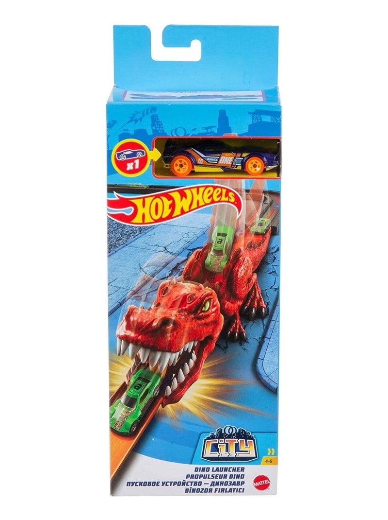 Hot Wheels City Jeu de voitures Nemesis Launcher Bleu Rouge - Kiabi