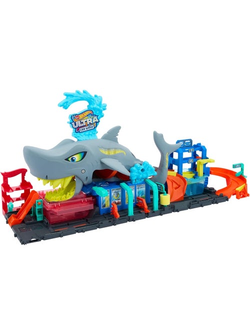 Hot Wheels City-Station De Lavage Requin Coffret Voiture - Kiabi