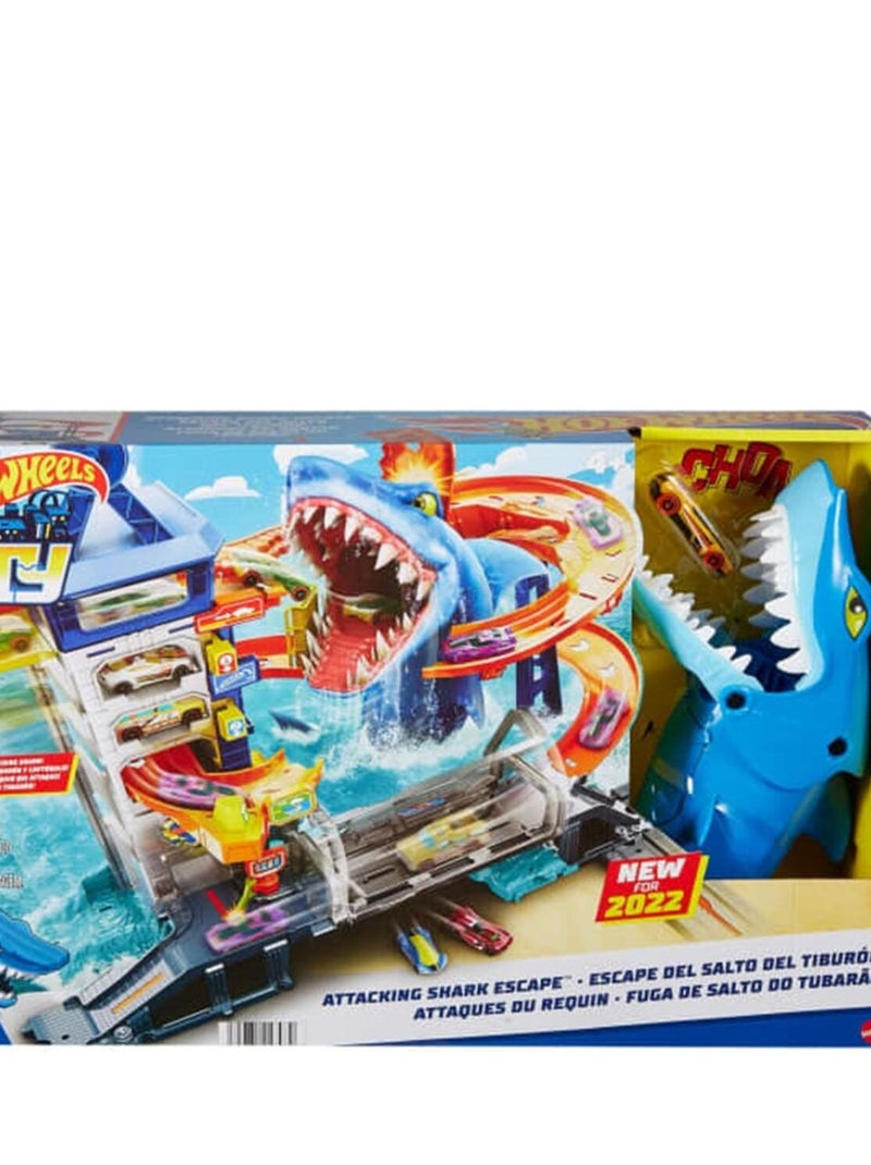 Hot Wheels Coffret L'Attaque du Requin N/A - Kiabi