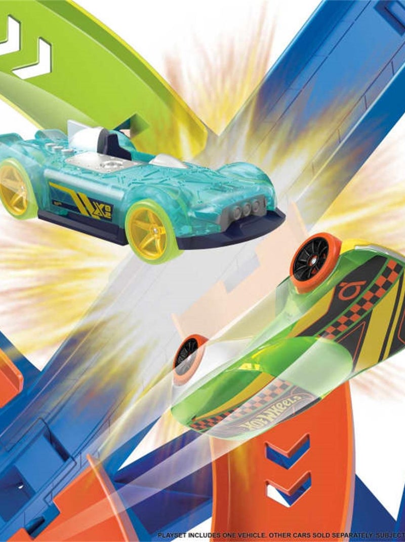 Hot Wheels Coffret Piste Cyclone Crash N/A - Kiabi
