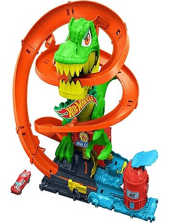 Hot Wheels Coffret T-Rex Bataille de Feu